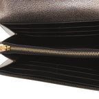 Saint Laurent Paris Logo Metallic Wallet Leather Gold — view 5