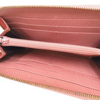 Gucci Zip Around Interlocking Wallet Calf Pink — view 4