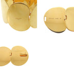 Celine Bangle Metal Gold Bracelet — view 4