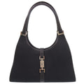 Gucci Jackie Cotton Canvas Black Shoulder
