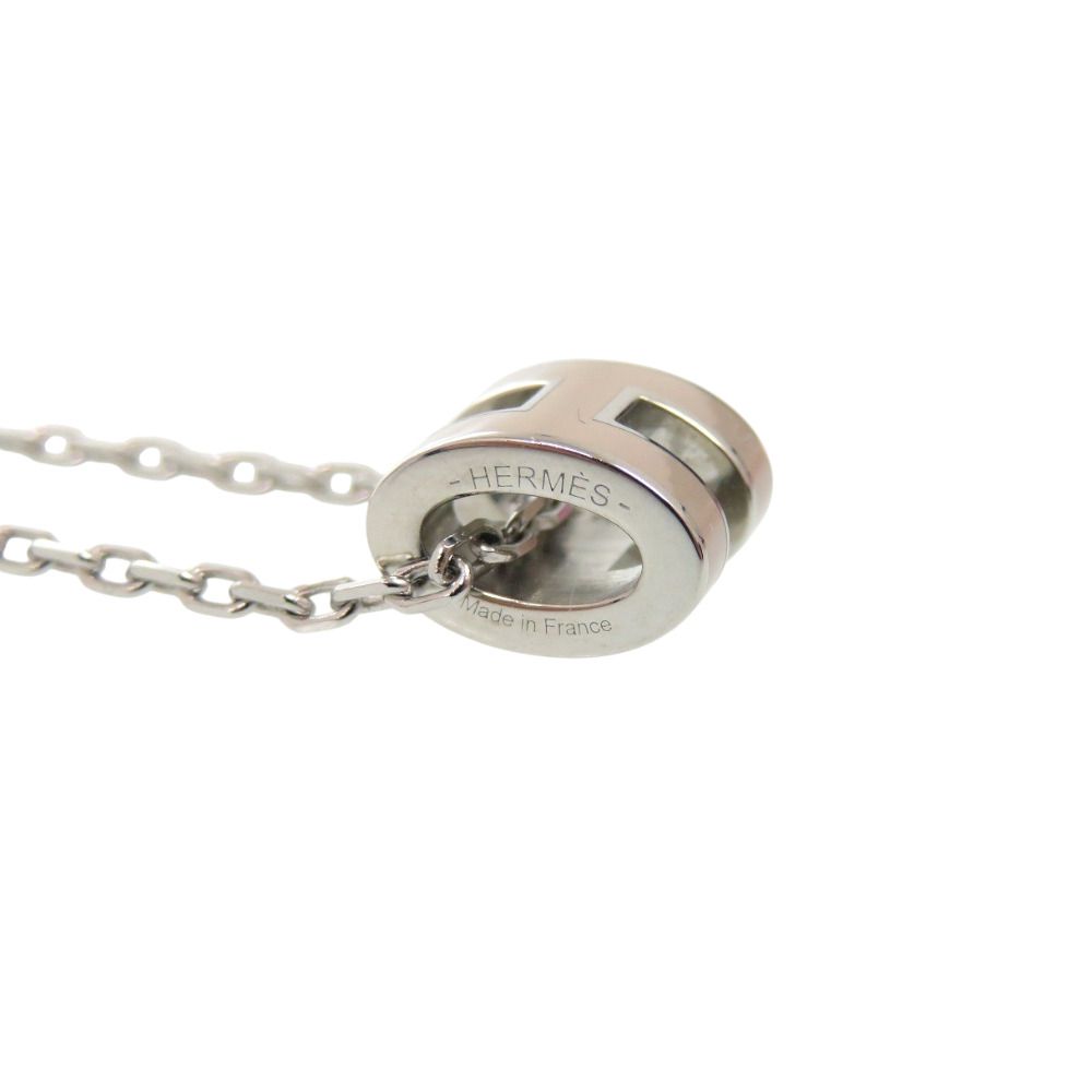 Hermes Mini Pop ST 02 63 Metal Gray Necklace — view 5