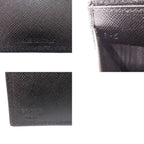 Prada Saffiano Leather Black Bifold Wallet — view 6