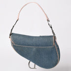 Dior Saddle Bag Galliano Era Denim Pink — view 2