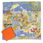 Hermes Carre 90 Scarf Silk Collection le Carnaval Des Animal Carnival of the