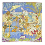 Hermes Carre 90 Scarf Silk Collection le Carnaval Des Animal Carnival of the — view 2