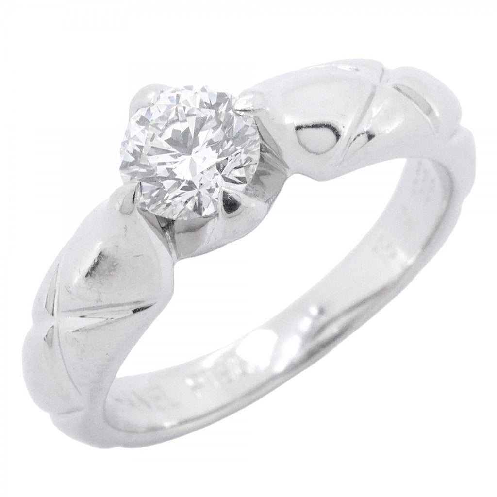 Chanel Ring Quilted Platinum Diamond