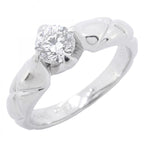 Chanel Ring Quilted Platinum Diamond