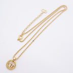 Dior Necklace CD Logo Gold Plated — view 3