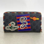 Gucci Wallet GG Supreme Black Silver — view 9