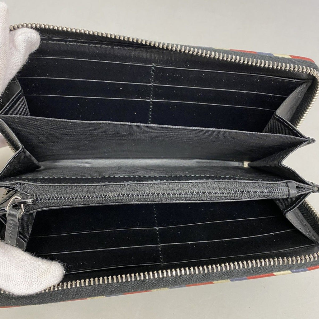 Gucci Wallet GG Supreme Black Silver — view 3