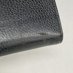 Gucci Wallet GG Marmont Leather Black Gold — view 5