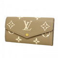Louis Vuitton Wallet Monogram Empreinte Bicolor Portefeuille Sarah NM Tourterell