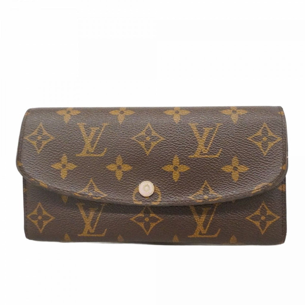 Louis Vuitton Wallet Monogram Portefeuille Emily Brown Rose Velours