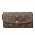 Louis Vuitton Wallet Monogram Portefeuille Emily Brown Rose Velours
