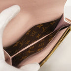 Louis Vuitton Wallet Monogram Portefeuille Emily Brown Rose Velours — view 3