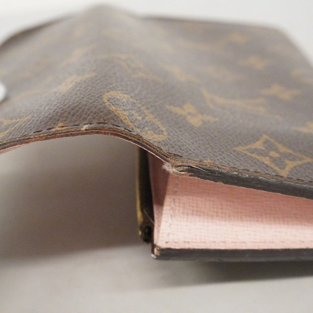 Louis Vuitton Wallet Monogram Portefeuille Emily Brown Rose Velours — view 6