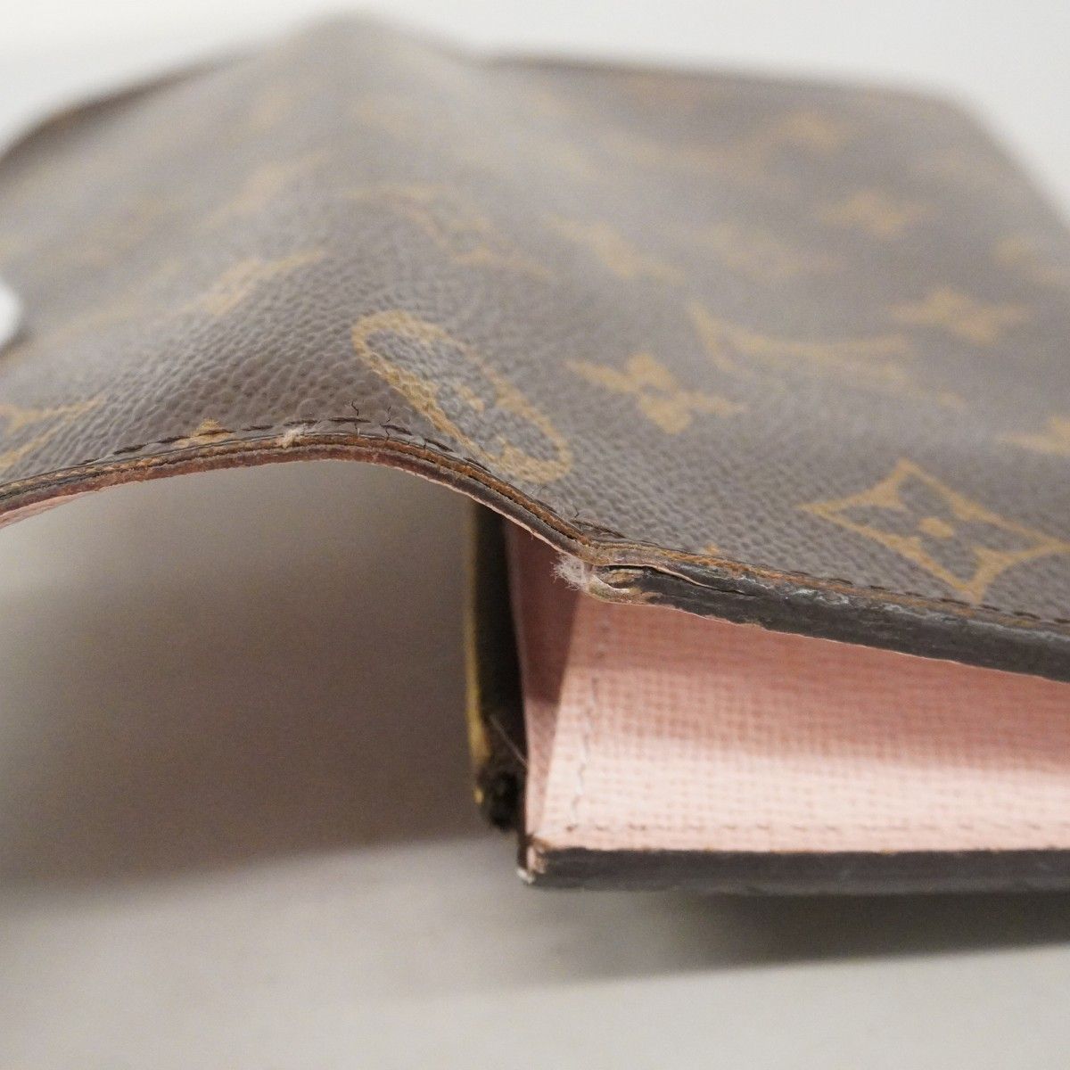 Louis Vuitton Wallet Monogram Portefeuille Emily Brown Rose Velours — view 6