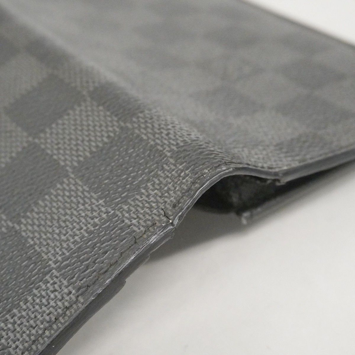 Louis Vuitton Wallet Damier Graphite Portefeuille Brazza Black — view 6
