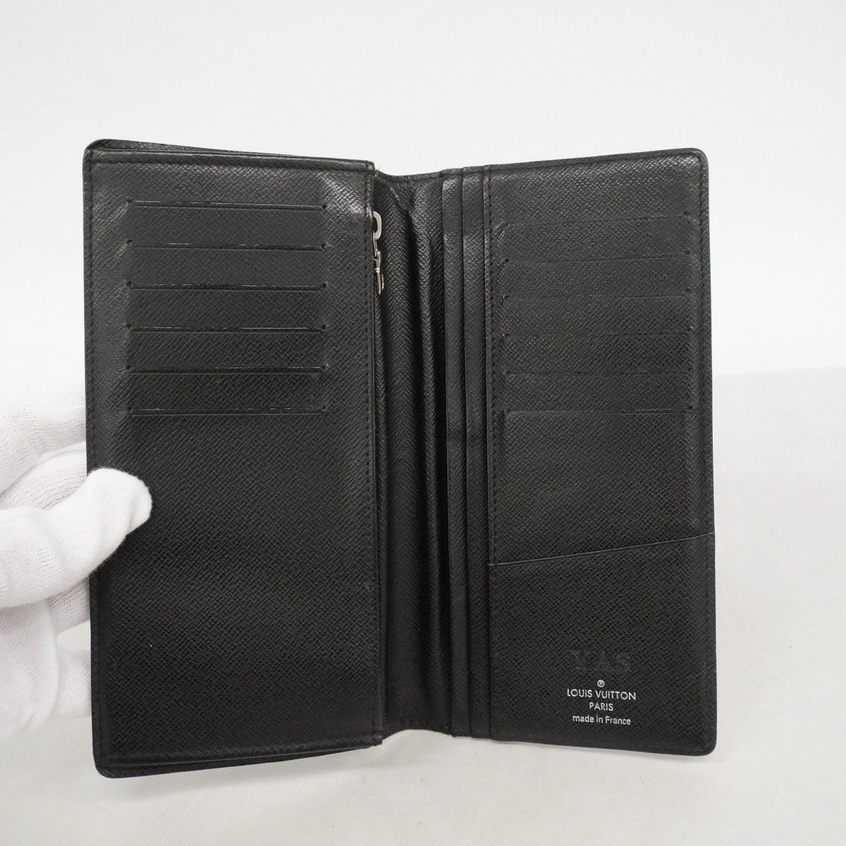 Louis Vuitton Wallet Damier Graphite Portefeuille Brazza Black — view 3