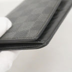 Louis Vuitton Wallet Damier Graphite Portefeuille Brazza Black — view 7