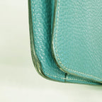 Hermes Wallet Dogon GM Togo Blue Jean Etoupe Silver — view 7