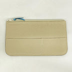 Hermes Wallet Dogon GM Togo Blue Jean Etoupe Silver — view 9