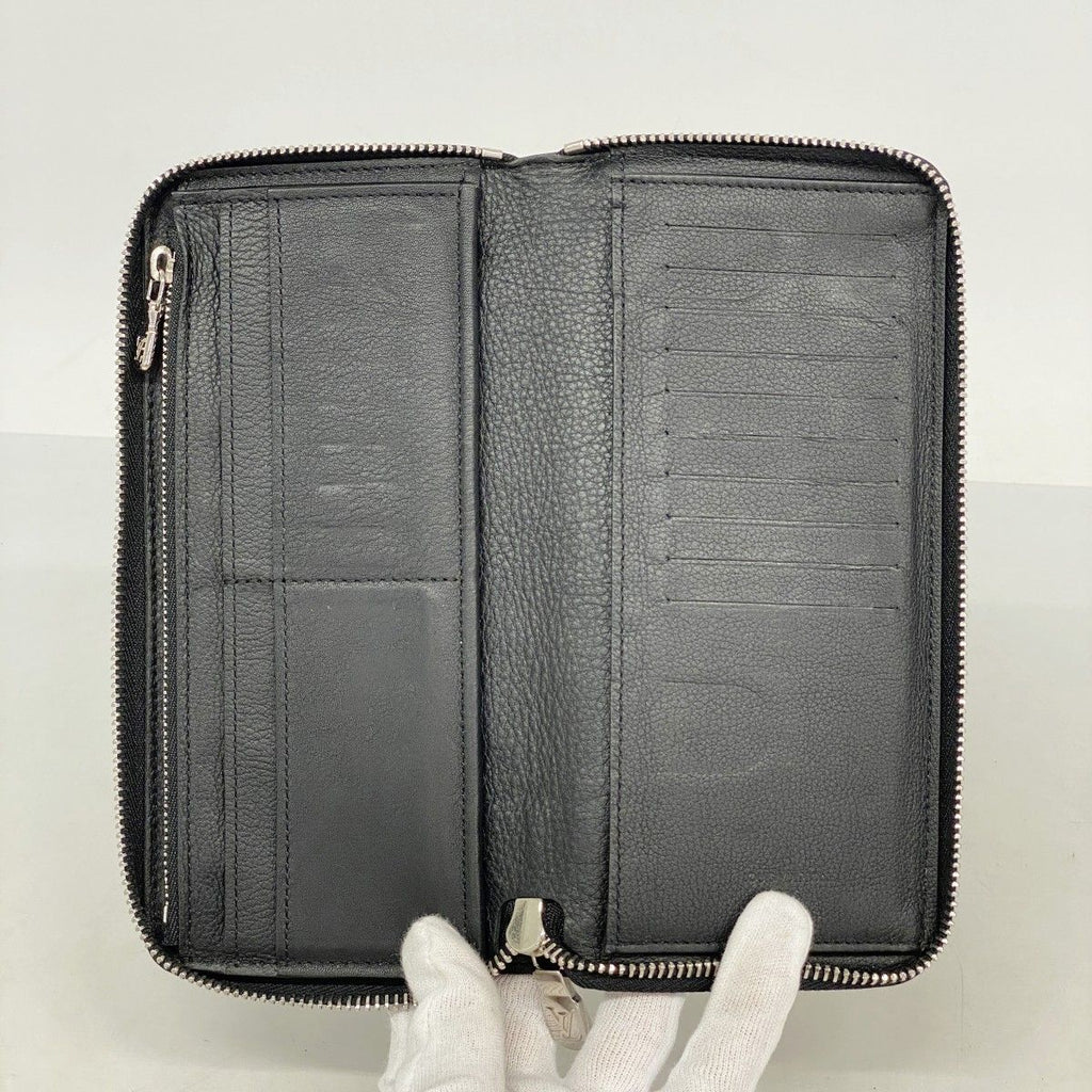 Louis Vuitton Wallet Taurillon Zippy Vertical Noir — view 3