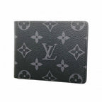 Louis Vuitton Billfold Monogram Eclipse Portefeuille Calf Black Wallet