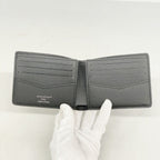 Louis Vuitton Billfold Monogram Eclipse Portefeuille Calf Black Wallet — view 3