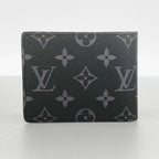 Louis Vuitton Billfold Monogram Eclipse Portefeuille Calf Black Wallet — view 7
