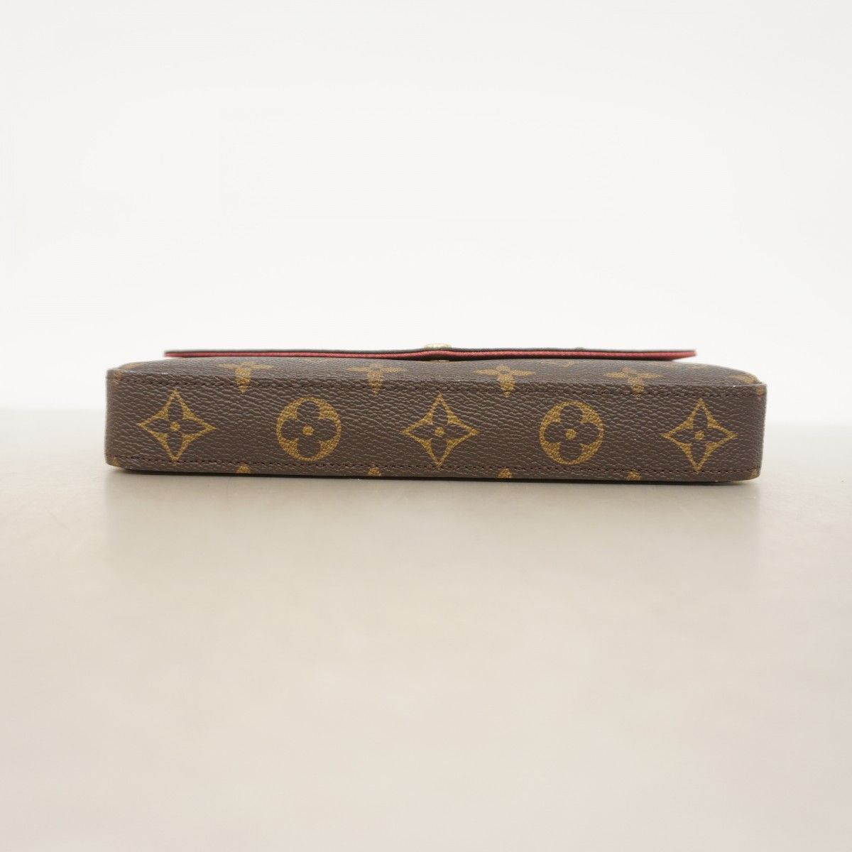 Louis Vuitton Shoulder Wallet Monogram Lovelock Pochette Felicie Brown — view 3