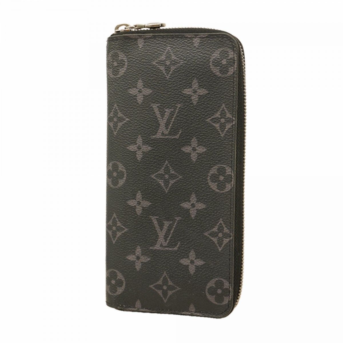 Louis Vuitton Wallet Monogram Eclipse Zippy Vertical Black