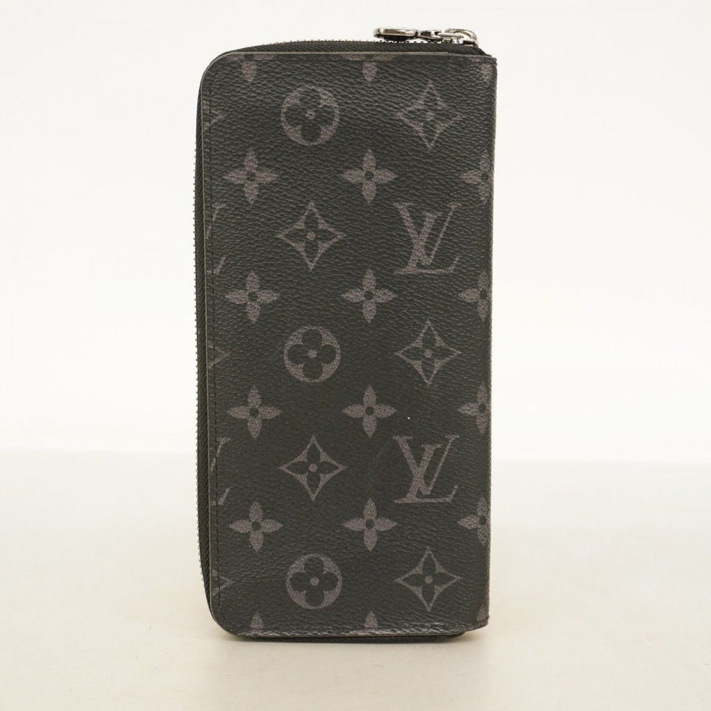 Louis Vuitton Wallet Monogram Eclipse Zippy Vertical Black — view 9
