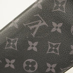 Louis Vuitton Wallet Monogram Eclipse Zippy Vertical Black — view 8