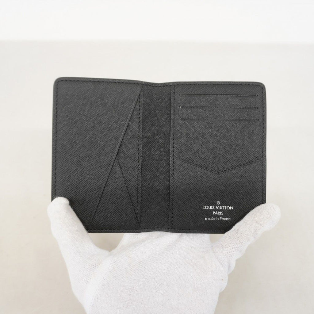 Louis Vuitton Card Case Monogram Eclipse Organizer de Poche Black — view 3