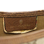 Gucci Tote Shoulder Bag GG Supreme Sherry Leather Vintage — view 6