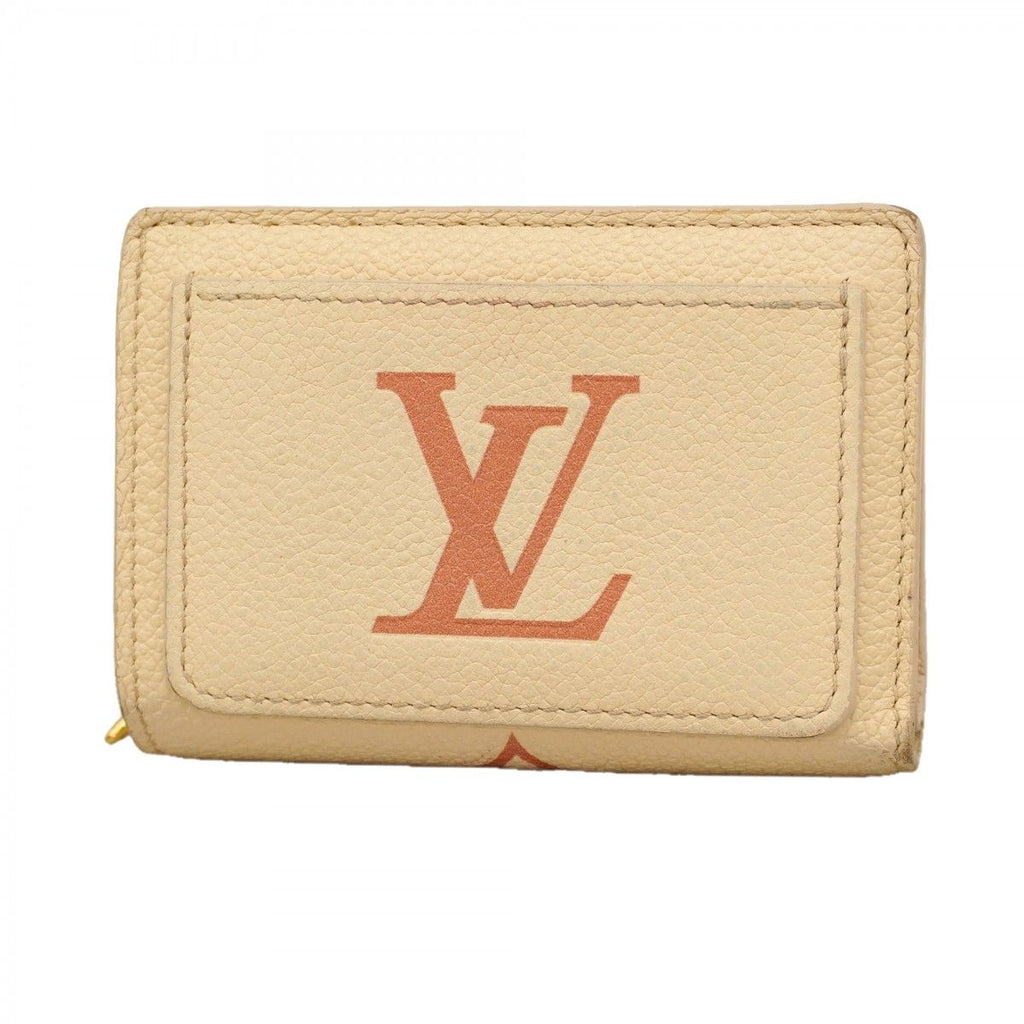 Louis Vuitton Wallet Monogram Empreinte Bicolor Portefeuille Clair Cream Rose