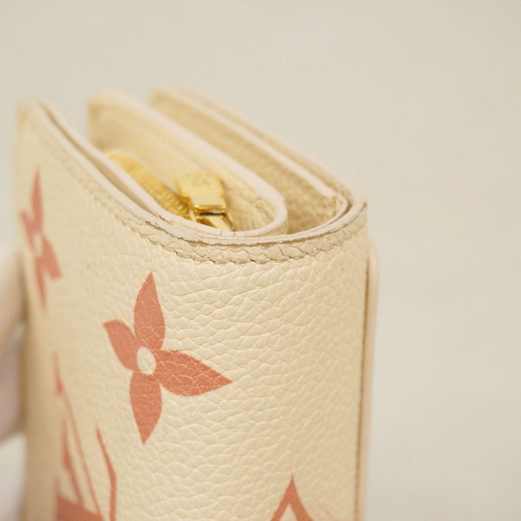 Louis Vuitton Wallet Monogram Empreinte Bicolor Portefeuille Clair Cream Rose — view 7