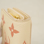 Louis Vuitton Wallet Monogram Empreinte Bicolor Portefeuille Clair Cream Rose — view 7