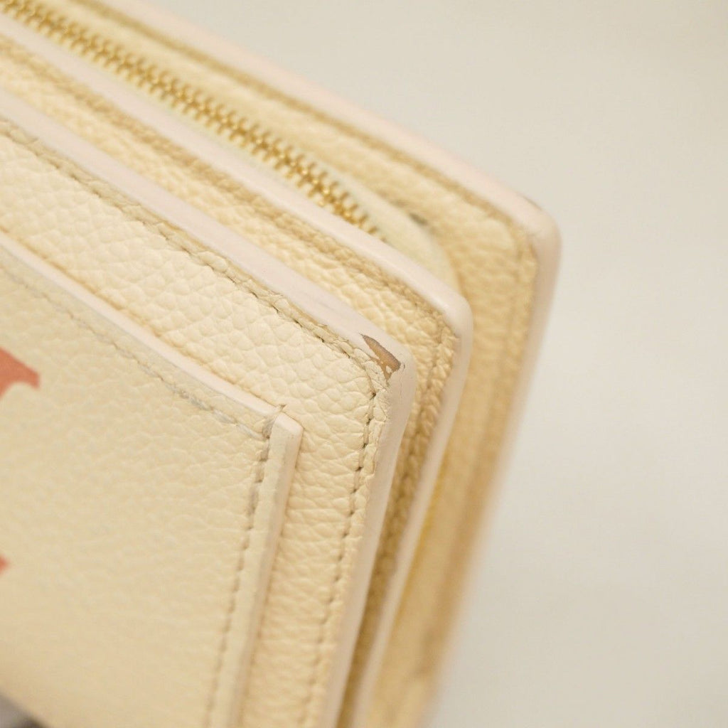 Louis Vuitton Wallet Monogram Empreinte Bicolor Portefeuille Clair Cream Rose — view 8