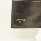 Chanel Wallet Bicolor Lambskin Black Gold — view 5