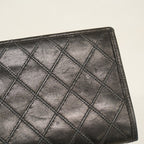Chanel Wallet Bicolor Lambskin Black Gold — view 9