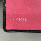 Chanel Wallet Cambon Lambskin Black White Silver — view 4