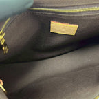 Louis Vuitton PM Monogram Leather Shoulder Bag Pochette Brown — view 9