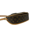 Louis Vuitton PM Monogram Leather Shoulder Bag Pochette Brown — view 7
