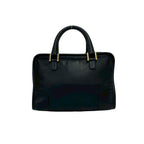 Loewe Vintage Amazona 28 Anagram Logo Leather Mini Boston Bag Black — view 3