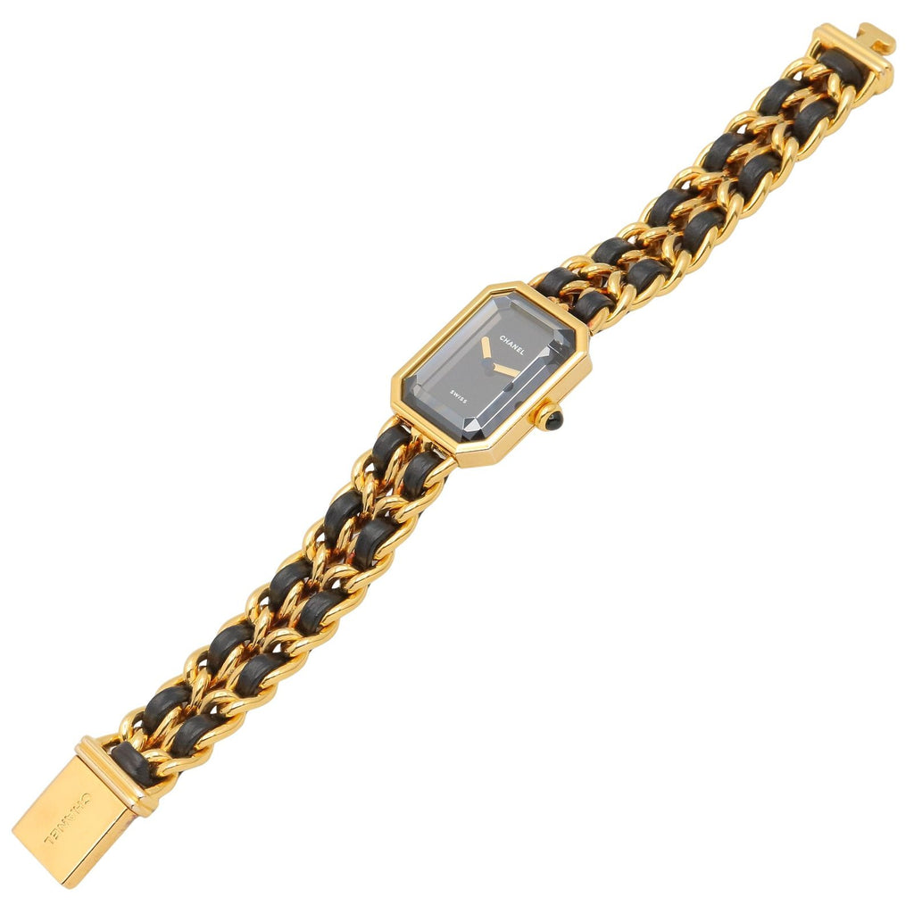 Chanel Watch Premiere M Black Leather — view 3