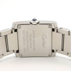 Cartier Watch Tank Francaise SM Silver Stainless Steel — view 5
