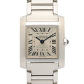 Cartier Watch Tank Francaise SM Silver Stainless Steel