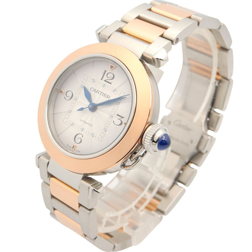 Cartier Watch Pasha de Cartier Silver 18k Pink Gold Stainless Steel Boys — view 2